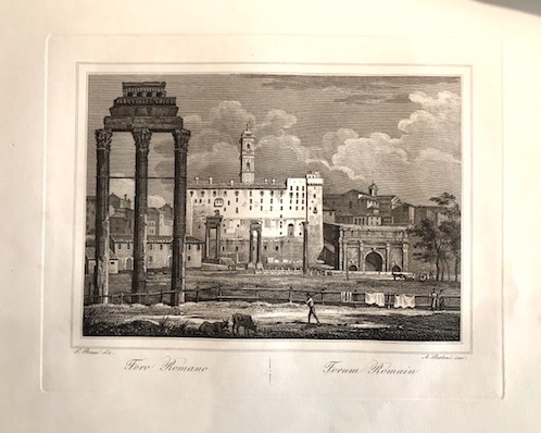 Parboni Achille (1783-1841) Foro Romano - Forum Romain 1840 ca. Roma 